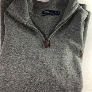 Ralph Lauren gray pullover  long sleeve XL